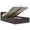VidaXL Bed Frames with Hydraulic Storage Grey Faux Leather 180x200 Cm