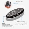 No Soliciting Sign Sticker for Front Door, Self-Adhesive Modern No Solicitors Sign for Home, Weatherproof and UV Resistant No Solicitation Signs for