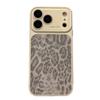 Leopard Print Skin Sticker Protective Case for Apple iPhones 13-17, including iPhone 16 PRO.