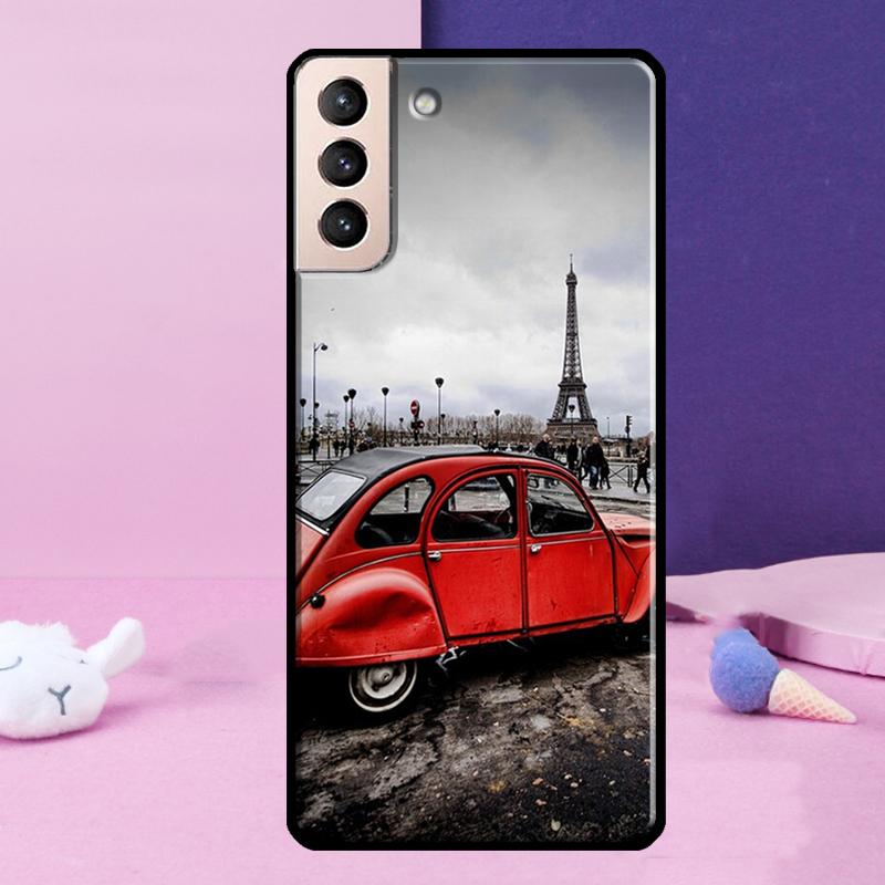 Eiffel Tower Paris Phone Case For Samsung Galaxy S25 S24 Ultra S9 S10 S20 S21 S22 Plus S23 FE S24 FE Cover