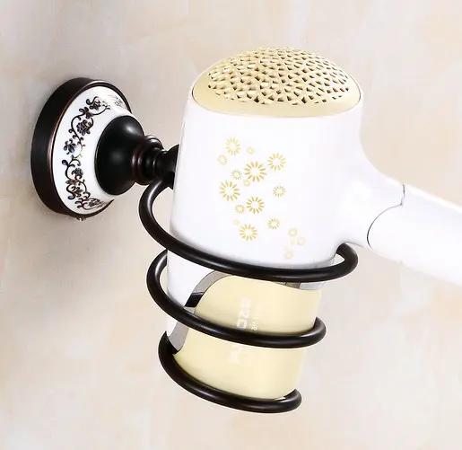 Oil Black Bronze Brushed Bathroom Accessories Towel Shelf Towel Bar Paper Holder Cloth Hook Soap Dish Cup Holder Toilet Holder