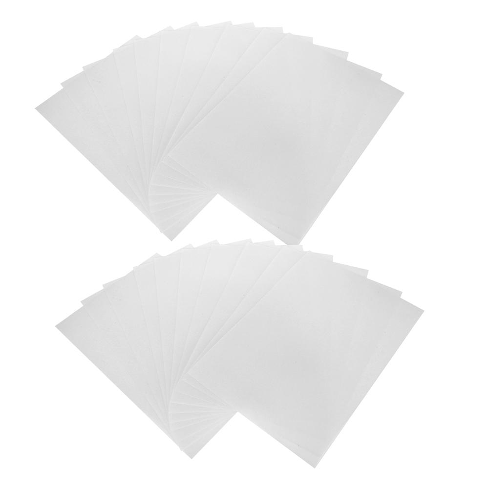 20pcs 0.3mm Heat Shrink Sheets Films for Hand‑Painted DIY Craft Jewelry Keychain Kid Gift