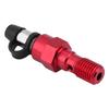 M10x1.0mm Motorcycle Brake Master Caliper Bleed Screw Nipple Banjo     Dust   Black