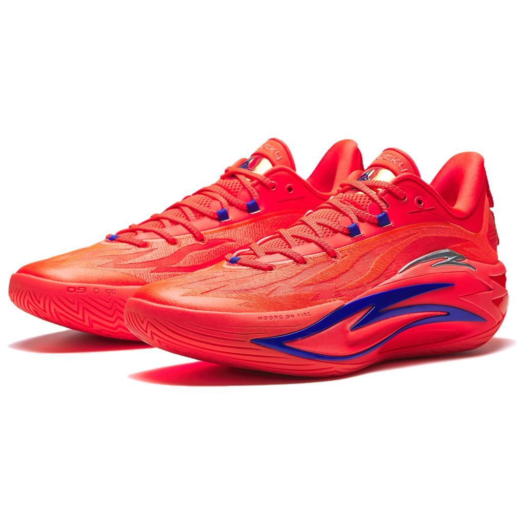Anta A-Shock Pro Lava Professional Basketball Shoes Men Sneaker Red 112531126-6