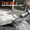 B97A-1-3/16 Inch Hex Scaling Chisel, 3 X 16 In. Steel Scraping Chisel Tile Removal Bit For Electric Demolition Jack Hammer