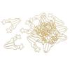 12 Packs Creative Cute Metal Paper Clips Bookmark