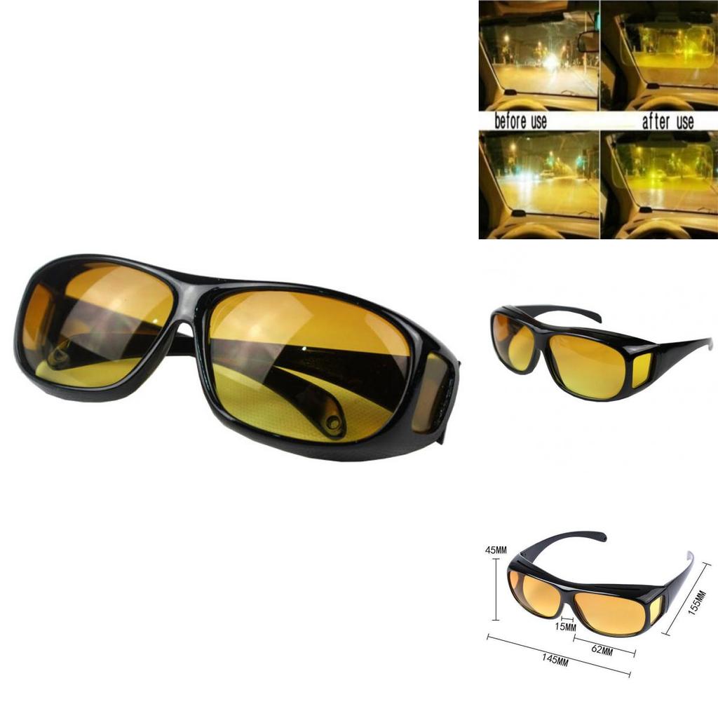 Universal Stylish Hd Vision Day And Night Sunglasses And Night Vision Goggles For Outdoor Activities