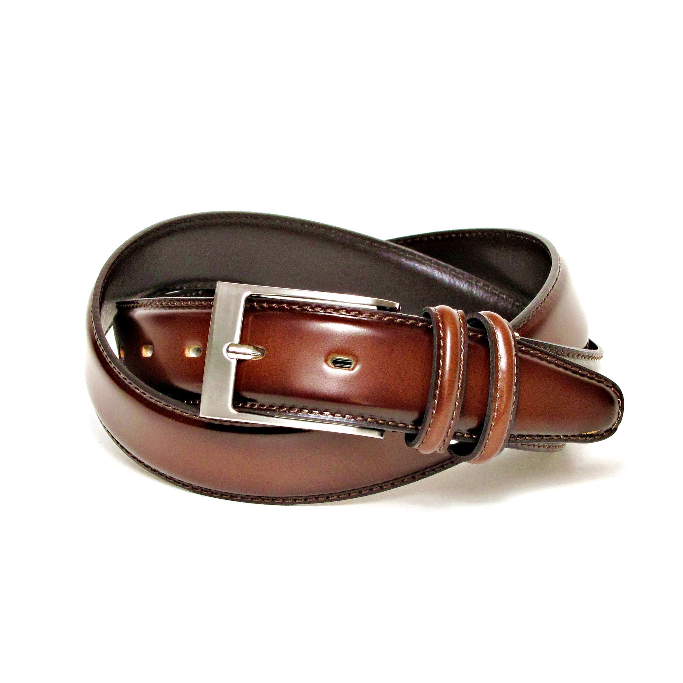 

Genuine Convincing Finest Antique 33mm Adjustable Made in [COXSWAIN] Men s Belt, Leather, Material, Brown, Width, Length, Japan, CW20201-36