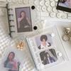 M5 Widening Double Button Transparent Pvc Soft Cover Binder Cover Journal Sketchbook Accessories Diary Office Supplies