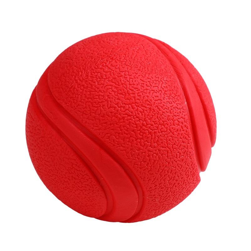 

Игрушка для собак, резиновый мяч, устойчивый к укусам, мяч, игрушка для собак, щенков, Тедди, питбуля, красный цвет, однотонный мяч, SL, товары для домашних животных S 4.5CM красный