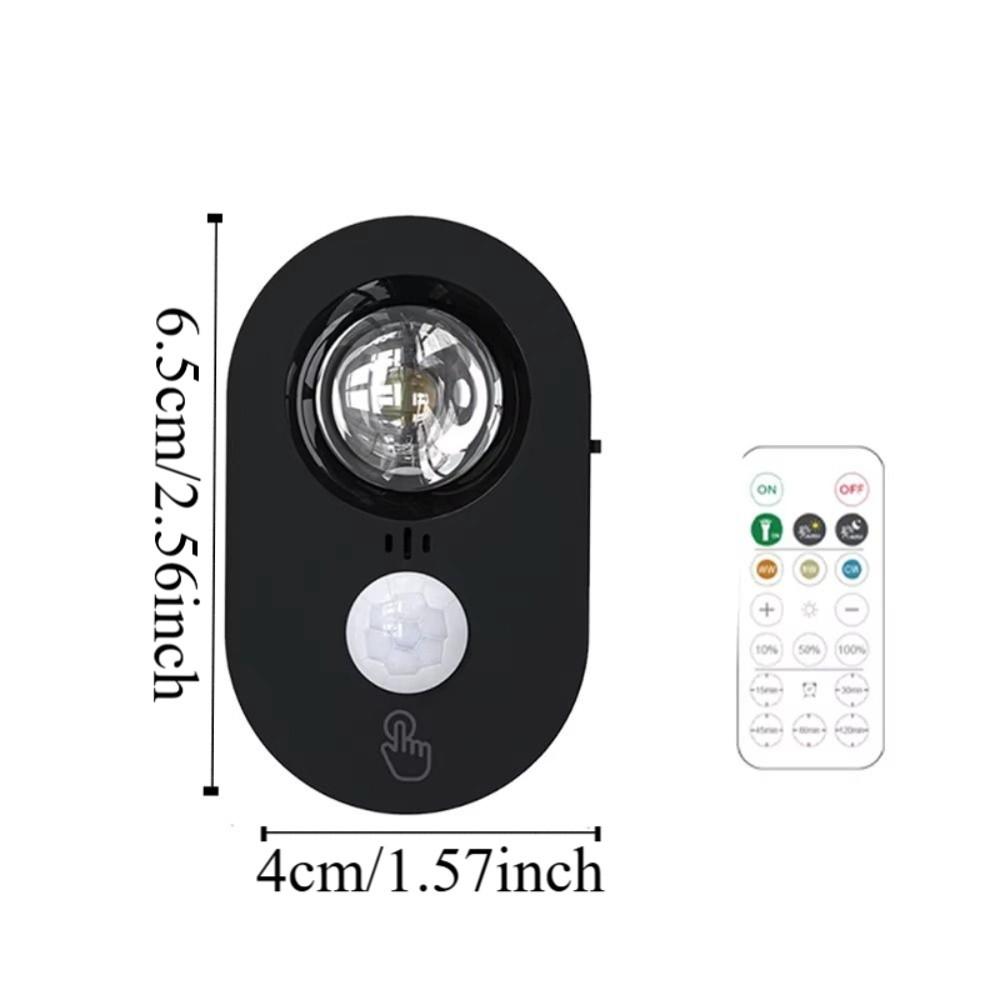 USB Rechargeable Human Body Sensing Night Light Remote Control 3000K-6000K Rechargeable Lights Motion Sensor Human Body Sensor