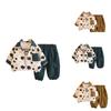 Kids Casual Long-Sleeve Set, Comfortable Daily Wear Outfits