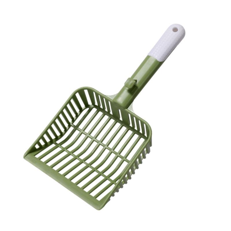 Cats Litters Scoops,Plastic Sifter Cats Litters Shovel Kitties Scooper Mesh Shovel with Long Handle Kitten Poop Lifter