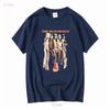 Maglietta The Runaways Nera per Fan B101014 vintage Lavata Comoda abbigliamento firmato Versatile Leggermente Morbida Casual