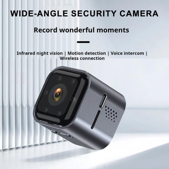 1080P WiFi Camera with Infrared Night Vision Home Security Solution HD-compatible Motion Detection Memory Card Storage Camera