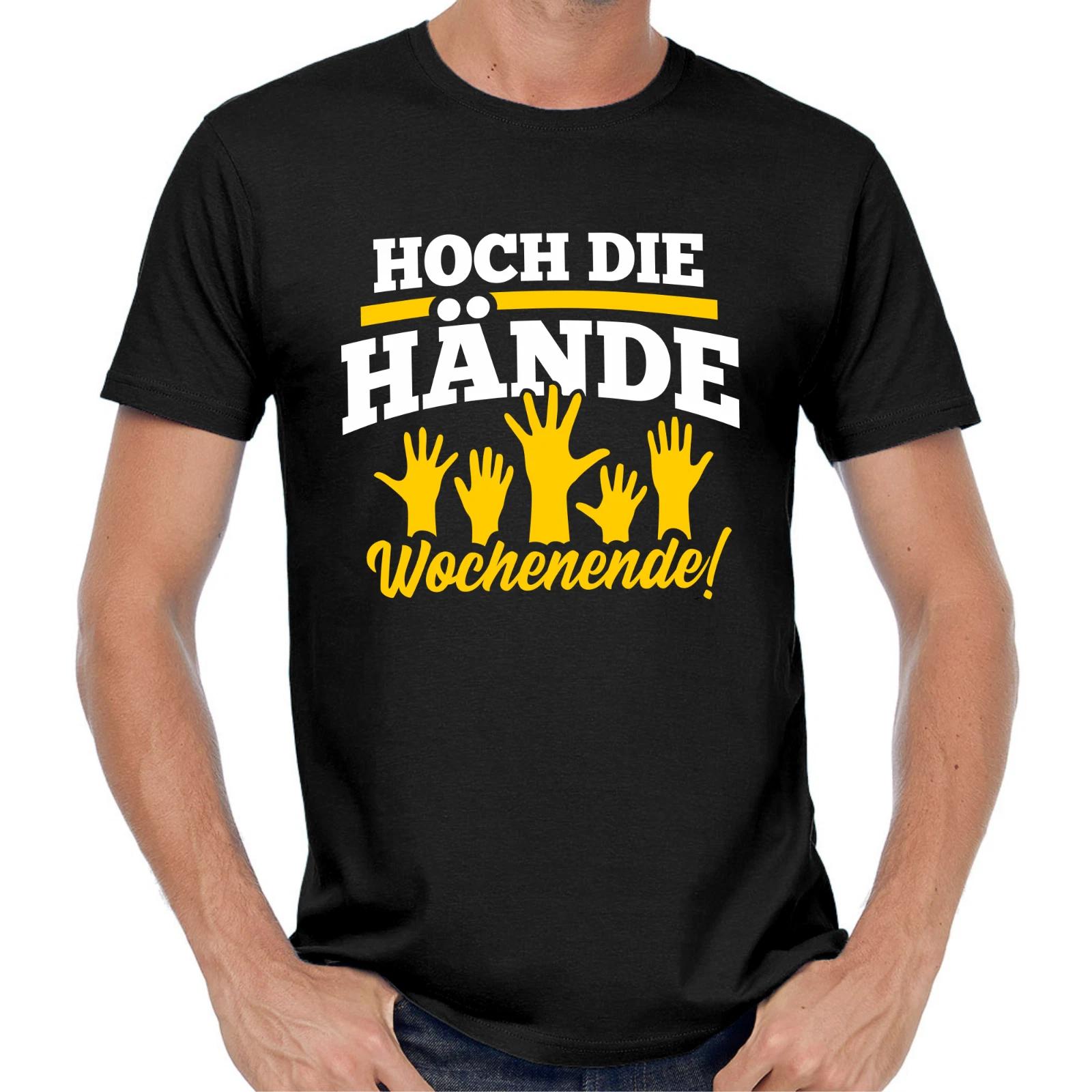 Men s and Women s T-shirts High the Hands Weekend Sayings Party Fun Comedy Funny S