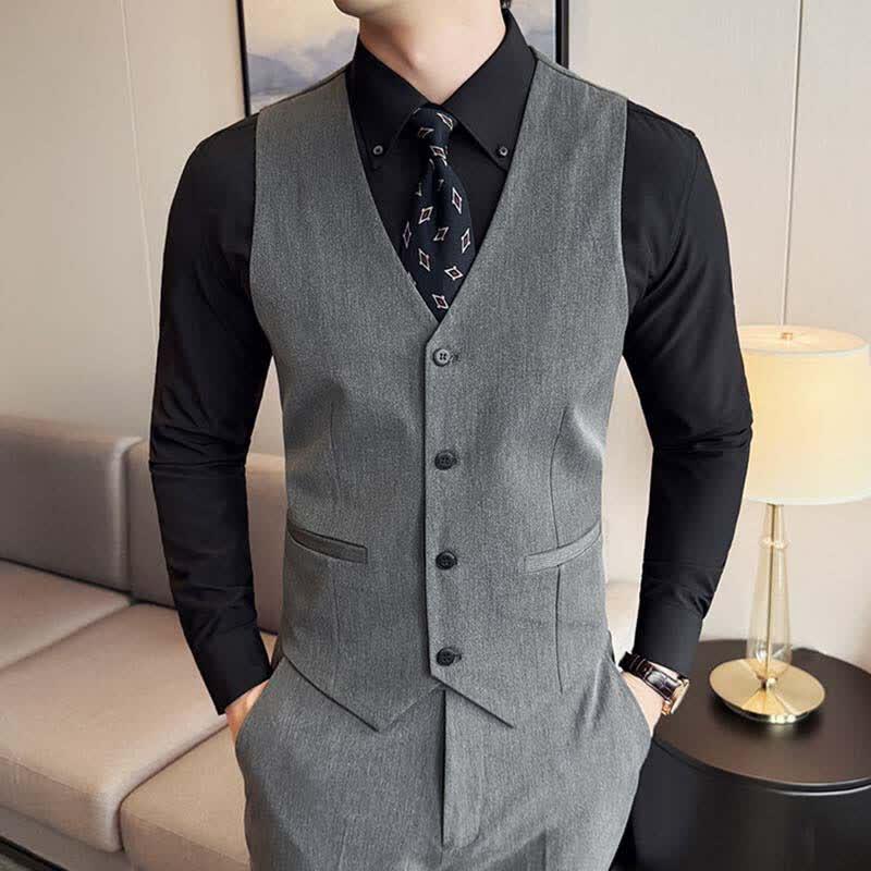 Men's Two-Button Suit Set