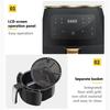 4.5L Air Fryer Oil Free Health Fryer Cooker 1200W Home Multifunction Smart Touch LCD Deep Airfryer Pizza Fryer for French Fries