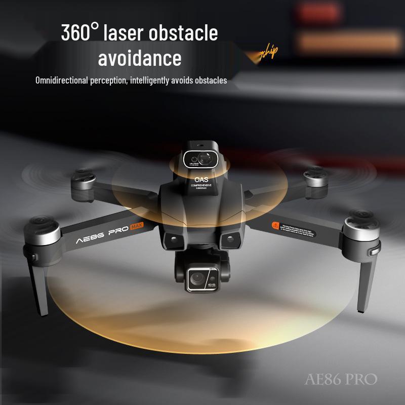 AE86 Professional HD Drone with Obstacle Avoidance, Anti-Shake, GPS, Auto Return, and Digital Image Transmission.
