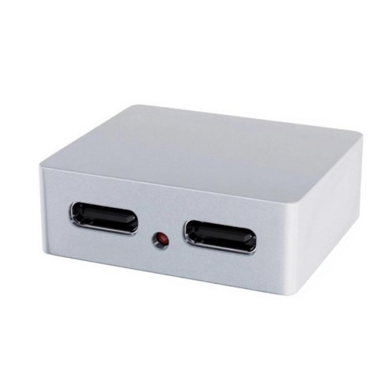 

Алюминиевый сплав USB C Разветвитель питания и сигнала Вход DC5V для разделения питания и данных Поддержка Plug and Play Аудио 1