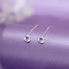 Pendientes de Hilo con Borla Minimalistas Moebius: Diseño de Nicho, Exquisito y Versátil para Mujeres.