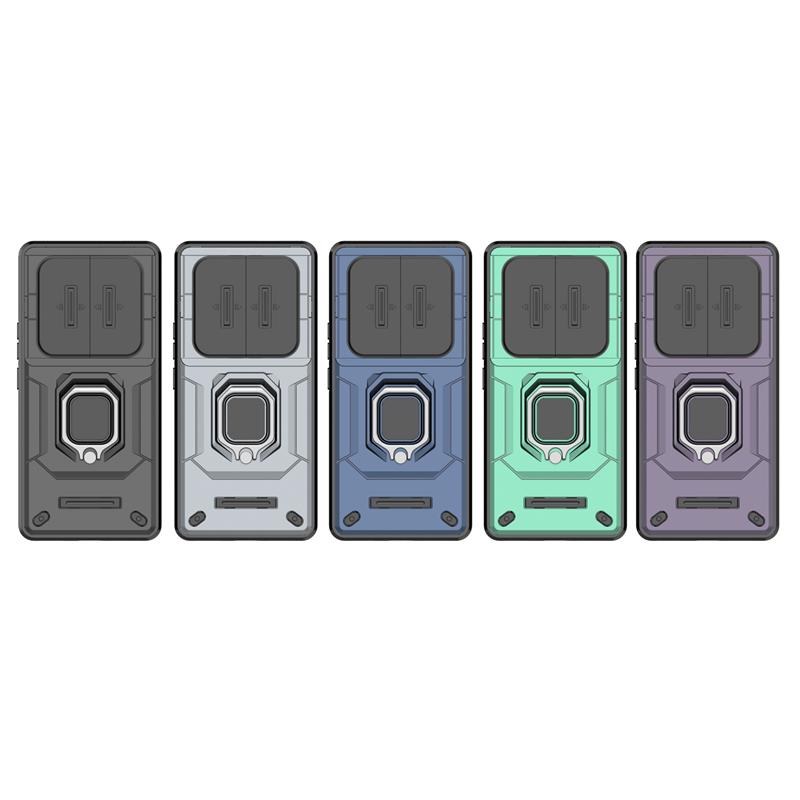 For Honor X9C Case Cover Huawei Honor X9C Capas New Shockproof Phone Back Bumper Slide Camera Lens Ring Holder Fundas Honor X9C