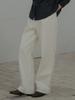 Peulibeo07 Straight Fit Fleece-Lined Denim Pants [Frfa02Dp02]_White