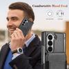 KEYSION PU Leather Phone Case for Samsung Galaxy Z Fold 7 6 5 4 3 Shockproof Cover With Magnetic Card Holder Bag Hinge Screen Protector