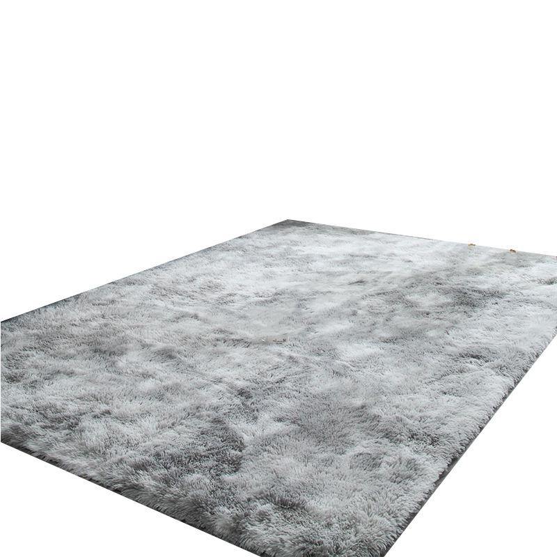Nordischer Seiden- und Wollteppich: Wohnzimmer Couchtischteppich, Schlafzimmer Vollflächige Nachttisch-Bodenmatte