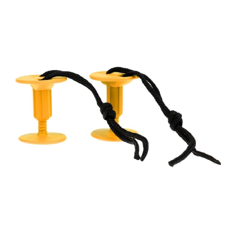 2Pcs Surfs Board Leash Leg Rope Plugs For Surfs Board Paddles Body Board Enduring Surfboard Leash Plug with Cord String