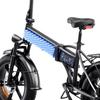 G-FORCE RC 48V15Ah Battery Folding Electric Bicycle 750W Motor 45KM/H Top Speed 20 Inch  Fat Tires City Commuting E-Bike