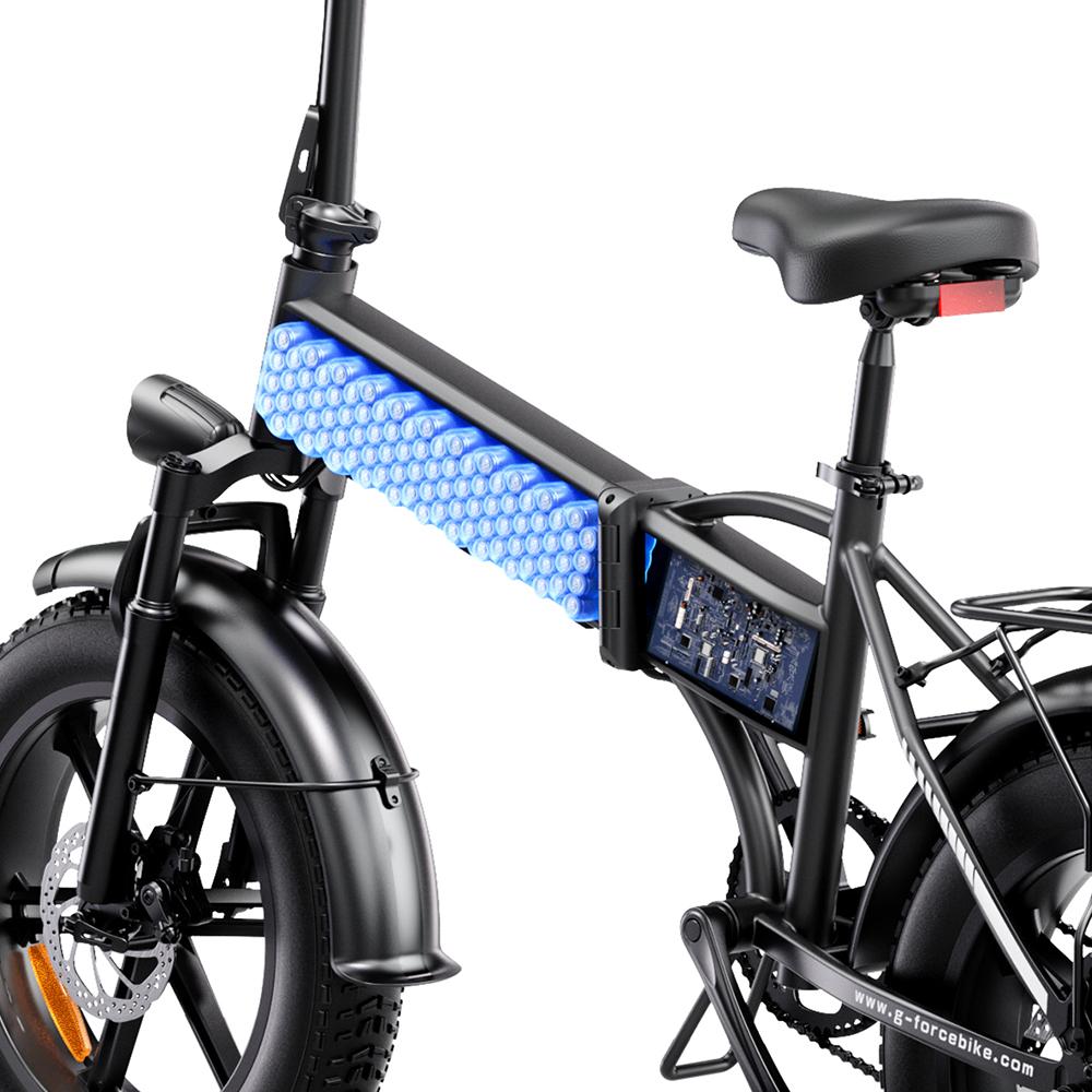 G-FORCE RC 48V15Ah Battery Folding Electric Bicycle 750W Motor 45KM/H Top Speed 20 Inch  Fat Tires City Commuting E-Bike