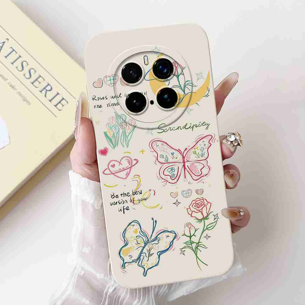 For Honor Magic7 Pro Case PTP-N49 Luxury Painted Cover Soft Silicone Phone Case For Honor Magic7 Magic 7 Pro Cover Funda Housing