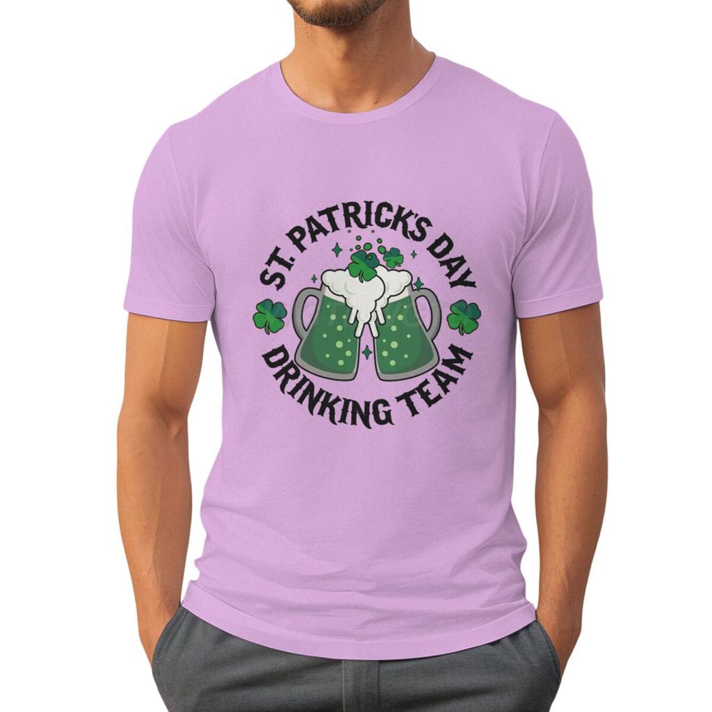 St Patricks Day Drinking Team Tshirt Funny Irish Drinking Team Unisex Tshirts Happy Go Lucky Green Beer Unisexs Clothes