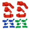 RC Car Front Steering Cup Front C Seat Rear Axle Seat Kit Fit for Traxxas Slash 2WD Aluminum Alloy R