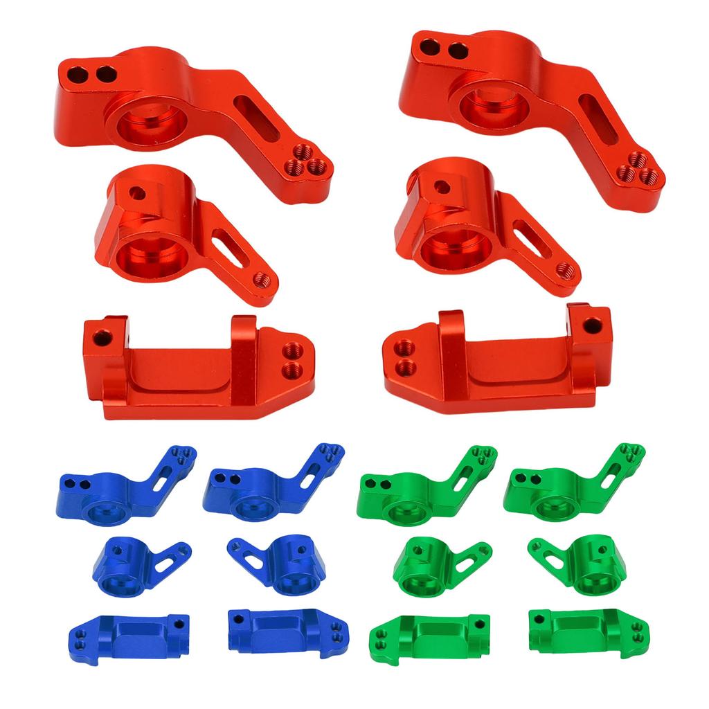 RC Car Front Steering Cup Front C Seat Rear Axle Seat Kit Fit for Traxxas Slash 2WD Aluminum Alloy R