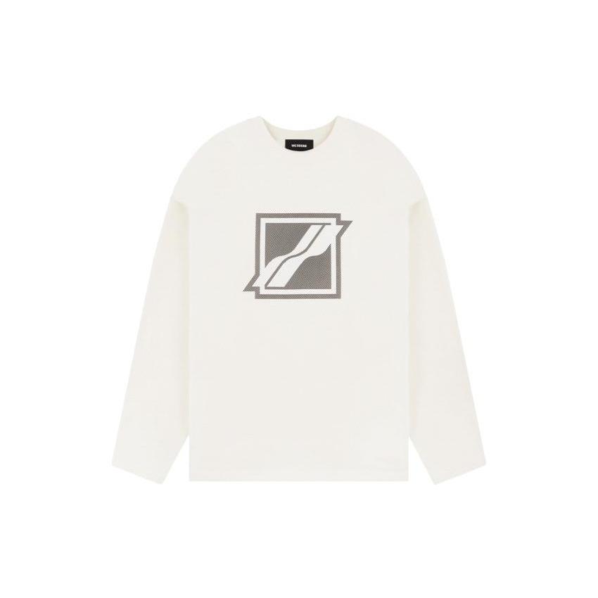 WE11DONE Sweatshirt Unisex Ivory White WD-TT3-22-712-U-IV