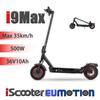 10" 35km/h iScooter i9Max Urban Electric Scooter with Bag, 500W, Top Speed 35km/h, Full Suspension, IP54 Waterproof, Foldable Mobility E-Scooter
