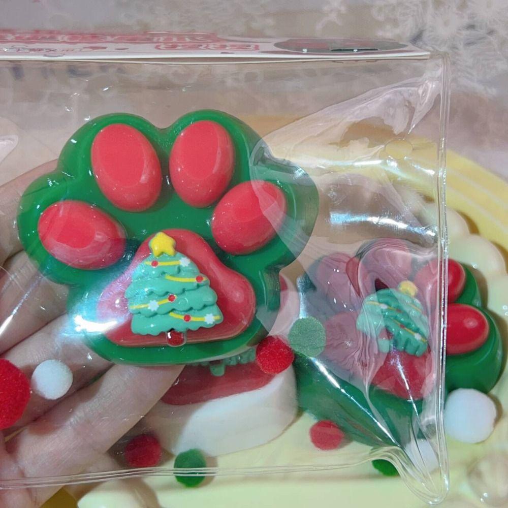 TPR Cat Paw Squeeze Toys Slow Rebound Stress Relief Toy Cute Pinching and Decompressing Toy