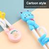 Training Chopsticks Ergonomic Cartoon Easy To Clean Fun Effective Learning Tool Baby Practice Chopsticks