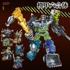 LIJIANG 7 IN 1 New Transformation Toys 40cm Devastator Action Figures Movie Excavator Hook Robot Engineering Vehicle Model Kids