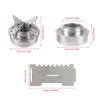 Portable Alcohol Stove with for Cross Stand Stove Rack Support Stand Outdoor Stainless Alcohol Stove and Rack Combo Set