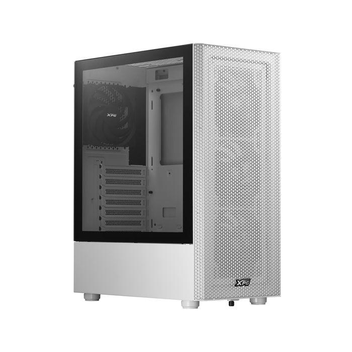 Boîtier Compact ATX Mid-Tower - XPG - Valor Mesh - 4 Ventilateurs 120 mm - Panneau en Mesh - Verre Trempé