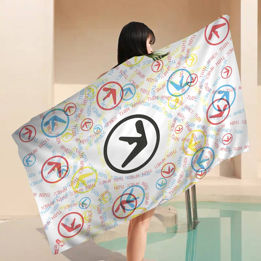A-Aphex T-Twin Microfiber Beach Towel Absorbent Quick Dry Soft Yoga Swimming Resort Mountain Climbing Towel