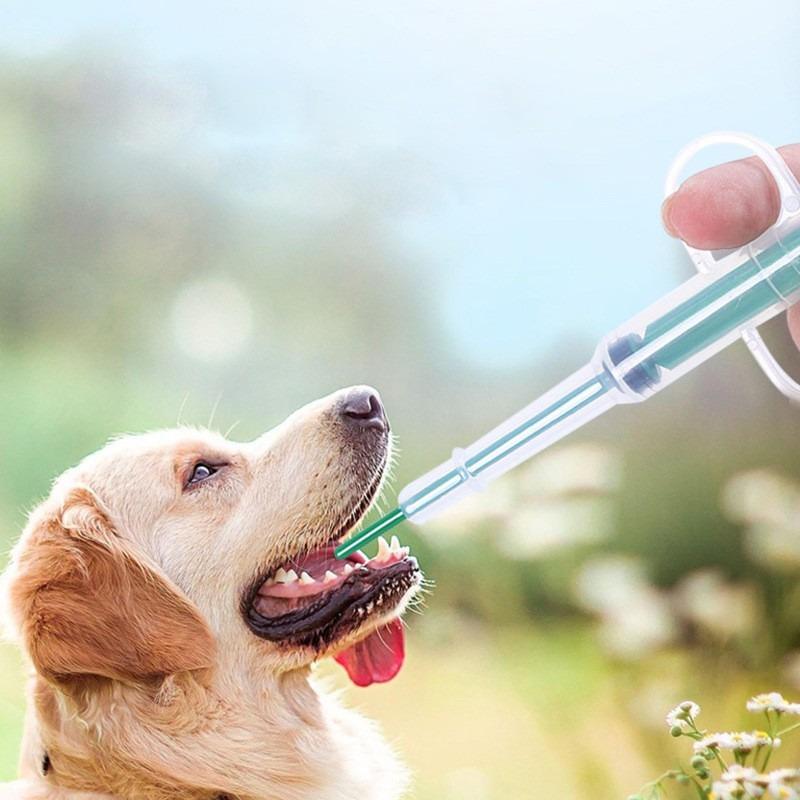 Pet Medicine Feeder Syringe Soft Tip Pill Liquid Dispenser Anti‑choking for Cat Dog Oral Dosing Helper Tool