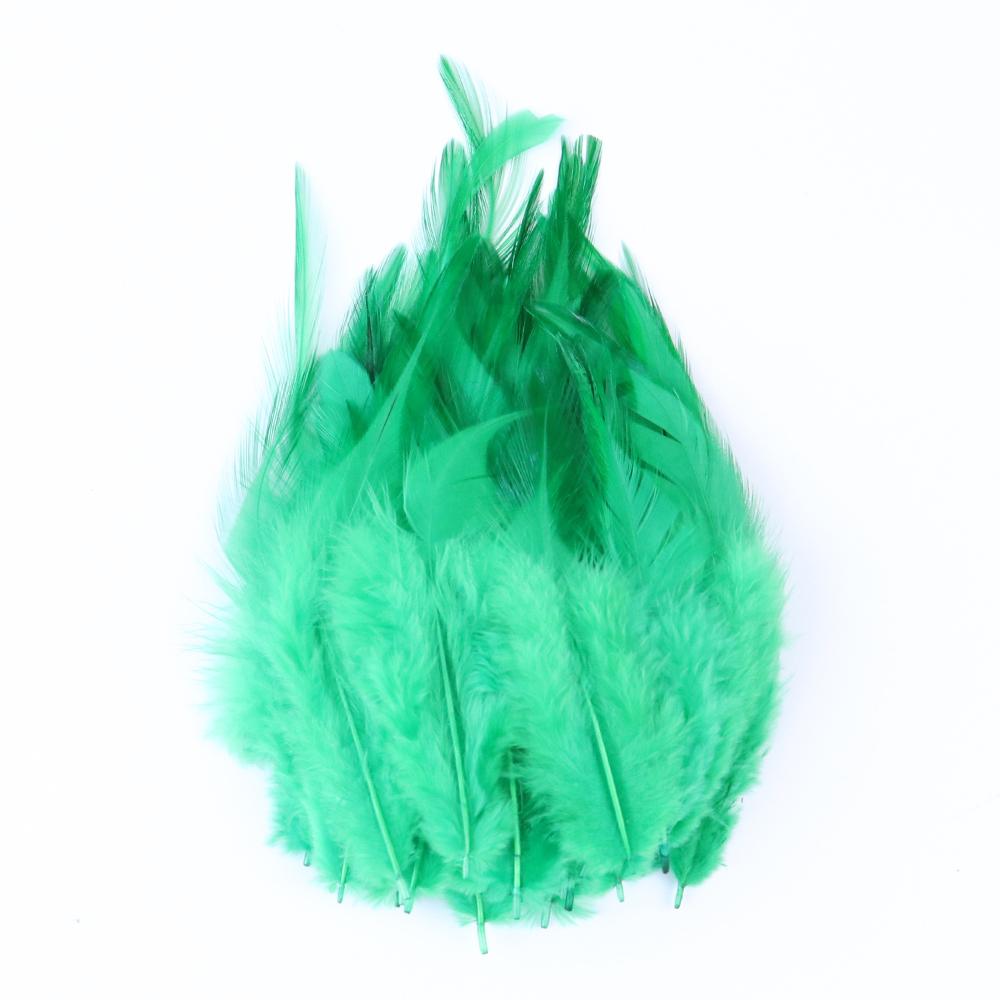 10-15cm Purple Chicken feather Natural Rooster feathers Fly-tying Material Cock Plumas for craft Dream Catcher Jewelry Decor