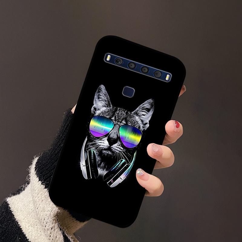 For TCL 10 Lite Case Silicon TPU Flower Landscape Phone Cases On for TCL 10L T770H T770B Portector Soft Cover 10Lite 4187U