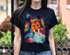 Watercolor Art Sheltie Dog Unisex Shirt S-2XL Black Navy Dark Heather