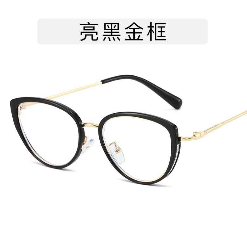 Cat Eye Women Trending Cat Eye Optical Strong Classic Alloy Glasses Frame Prescription Myopia Hyperopia Glasses Frame