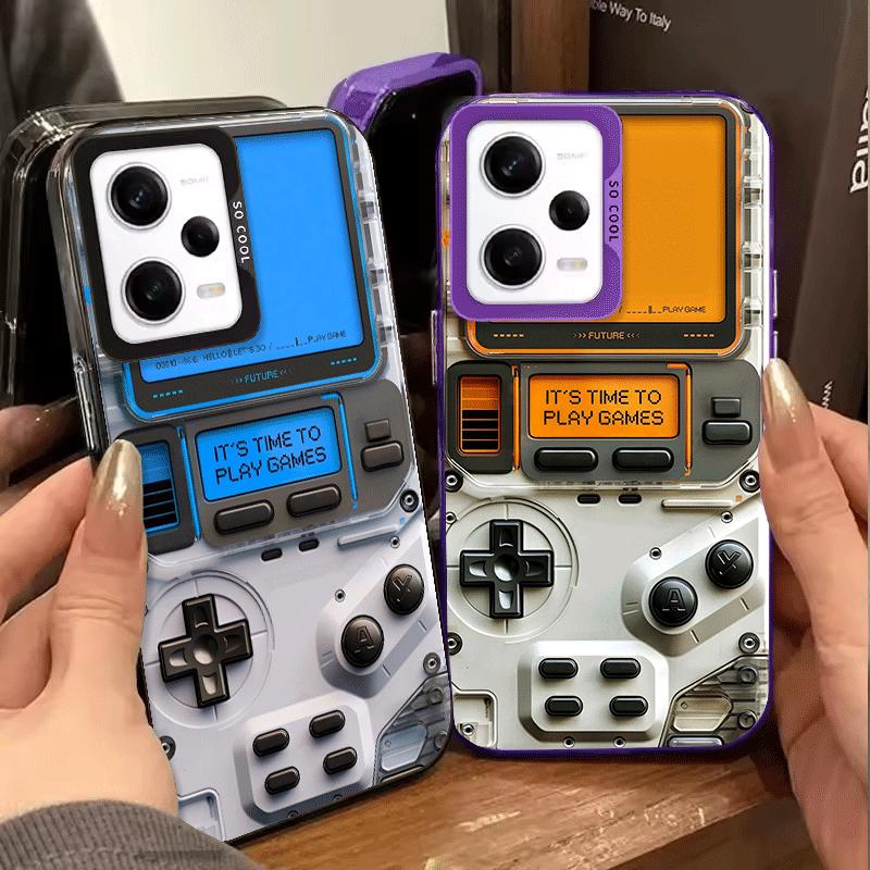 Game Console Fashion Boy Soft Phone Case for Xiaomi Redmi Note 13 14 15 Pro Plus 12S 12 11S 11 11T 10S 10 Shockproof Cover Back